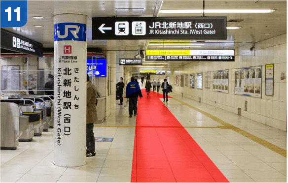 JR大阪駅中央口からの道順b-11